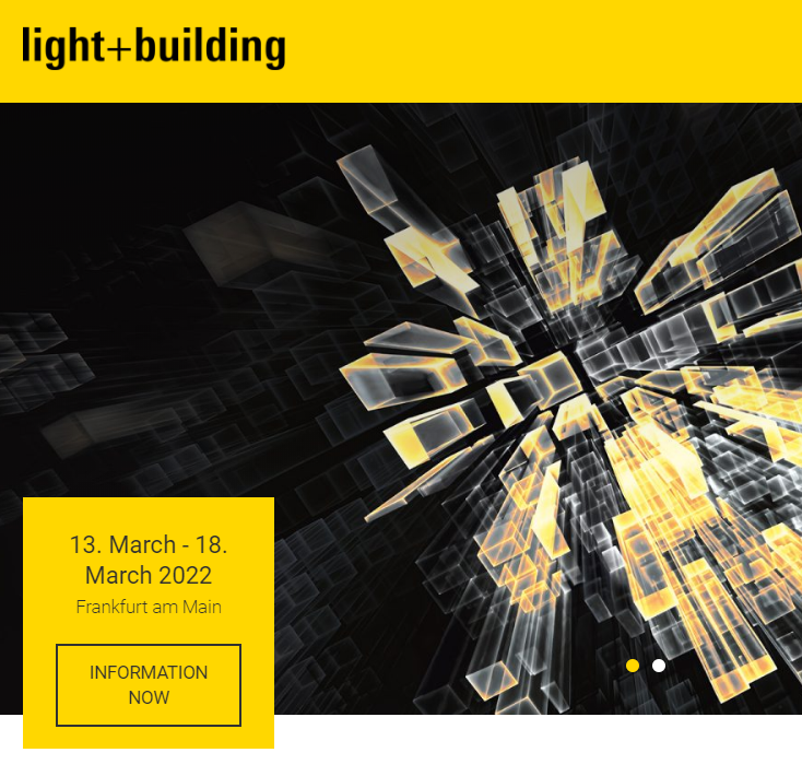 LIGHT+BUILDING 2020: 2022 - Comelit